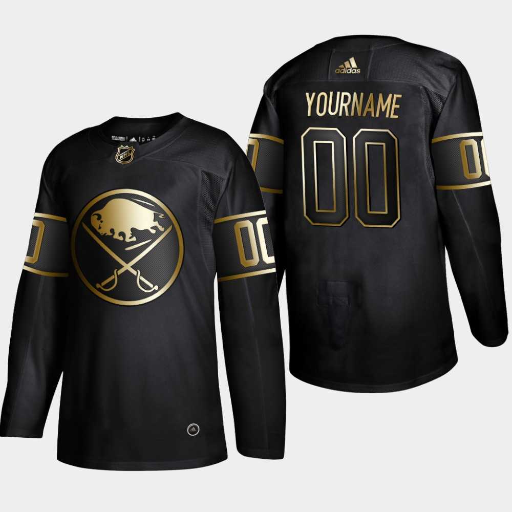 Sabres Customized Black Gold Adidas Jersey,We sell and wholesale Sabres Customized Black Gold Adidas Jersey on line form chian!